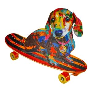 Dachshund stretched canvas picture